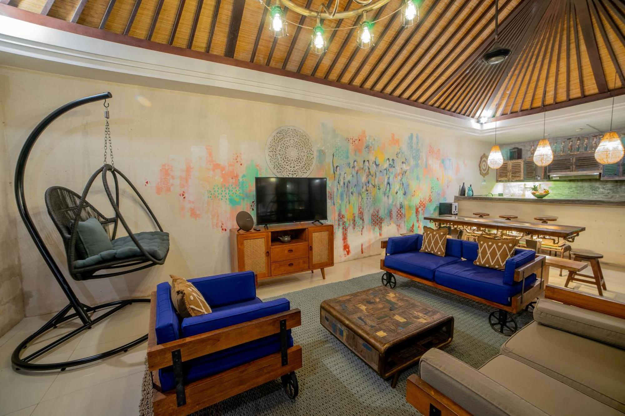 Villa Elysium Fields - Rustic Meets Industrial Chic Design Canggu Buitenkant foto