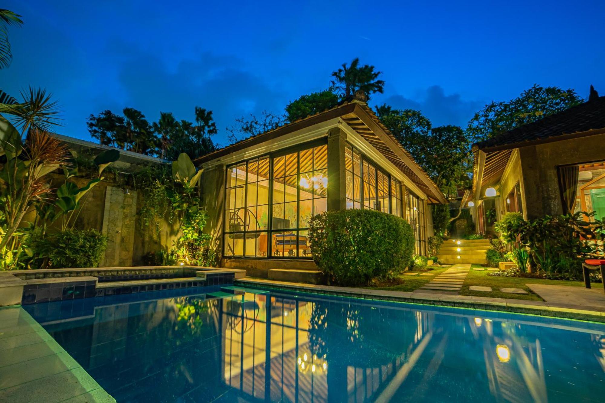 Villa Elysium Fields - Rustic Meets Industrial Chic Design Canggu Buitenkant foto