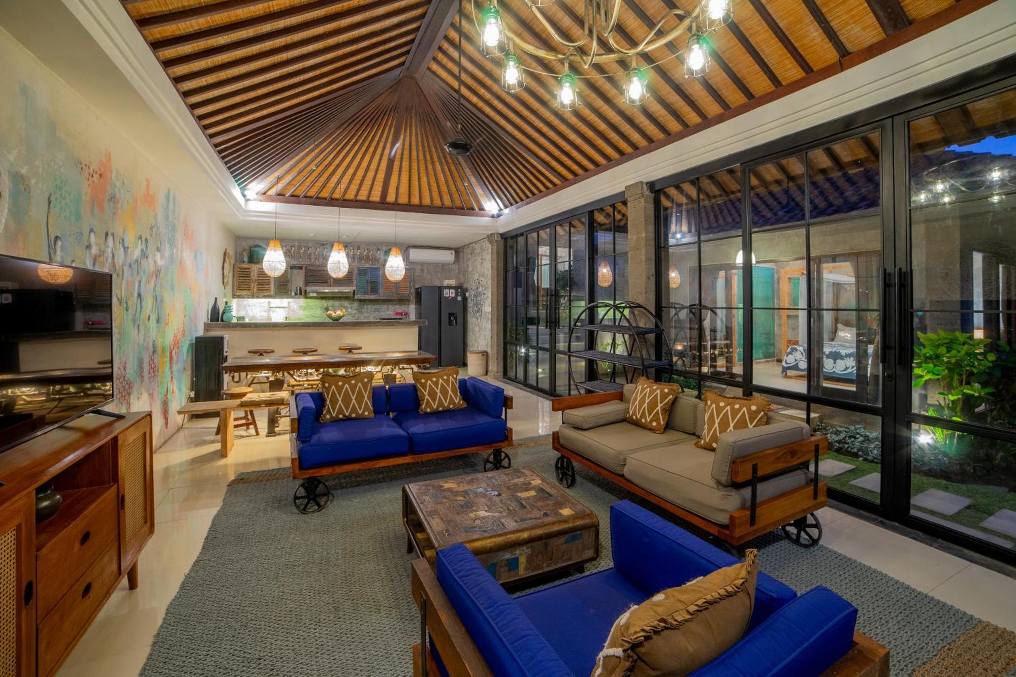 Villa Elysium Fields - Rustic Meets Industrial Chic Design Canggu Buitenkant foto